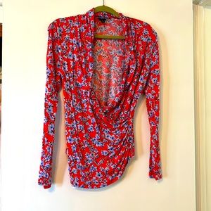 Ann Taylor pretty flowered top